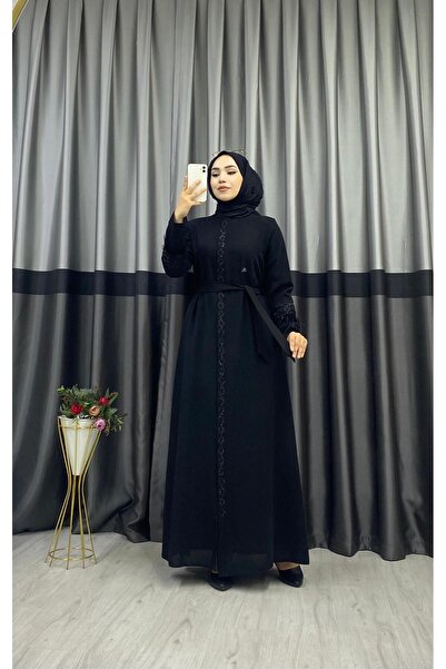 beyhanlı Ferace cu detaliu cu ciucuri și piatră