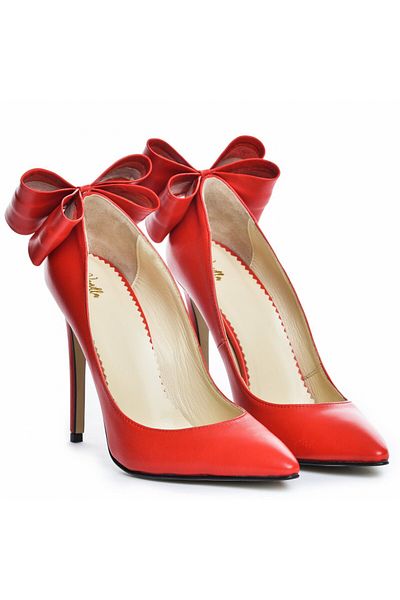 Vanilla Days Cleopatra Stiletto Heel Shoes in Smooth Leather