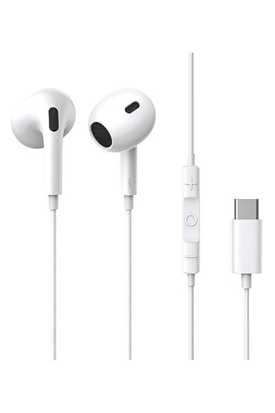 Baseus Casti Stereo Baseus Encok CZ17, USB-C, Microfon (Alb)