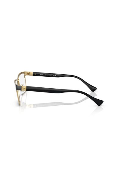Versace Man Rectangle Eyeglasses- Ve 1285 - Lense Size:56mm - Black