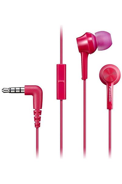 PANASONIC Stereo Headphones Panasonic RP-TCM115E-P (Pink)