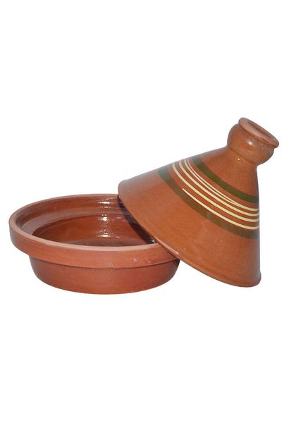 Generic طاجين فخاري بغطاء مخروطي 1.8 لتر