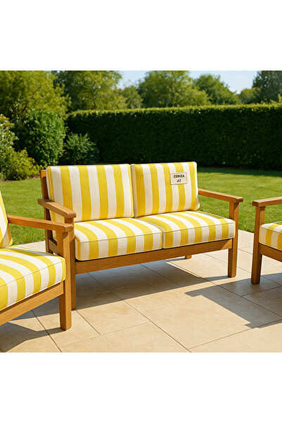 Lavanderi Zebra Pattern Upholstery Fabric Outdoor Furniture Set Sofa Mattress...