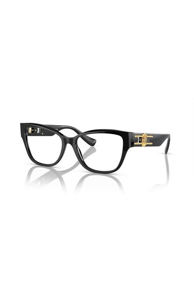 Versace Woman Pillow Eyeglasses- Ve 3347 - Lense Size:54mm - Black