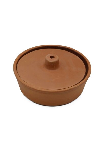 Generic 500ml Heat-Resistant Clay Pot with Lid