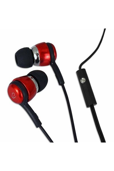 ESPERANZA Esperanza EH192R Stereo Headphones with Microphone, Black/Red