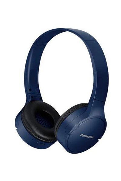 PANASONIC Casti Stereo Wireless PANASONIC RB-HF420BE-A, Extra Bass, On-Ear, Bluetooth 5.0 (Albastru)