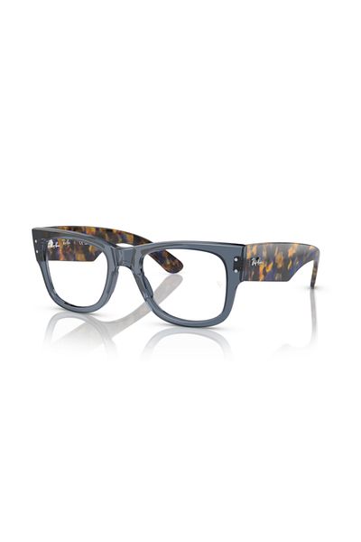 Ray-Ban Ray Ban Vista Unisex Square Eyeglasses- Rb 0840v - Lense Size:51mm - Transparent Dark Blue