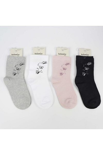 Katamino Tutsu Aks Girl Socket Socks K46319 Assortment