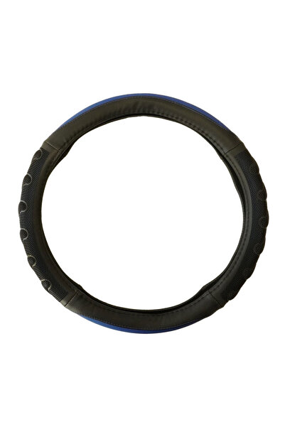 Umbrella Калъф за волан от еко кожа, син, 37-39 см, чадър