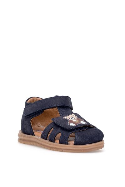 Ayakkabı Fuarı Elit Ai̇k-1928 Baby Boy Flat Sandals Navy Blue