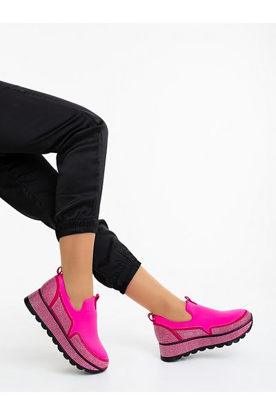 Kalapod Pantofi sport dama roz din material textil Tamore