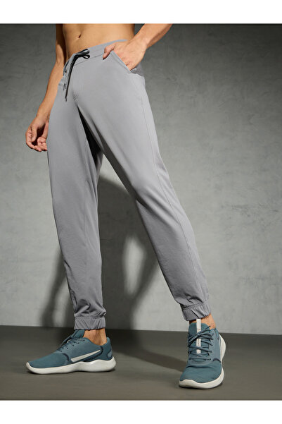 Technosport By Styli Mid Rise Stretch Joggers with Drawstring