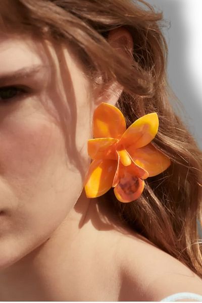 Finery by Nerrs Flower Earring (5 cm)
