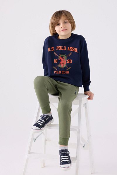 U.S. Polo Assn. SUA Polo Assn. Set pijamale pentru băieți cu 3 fire