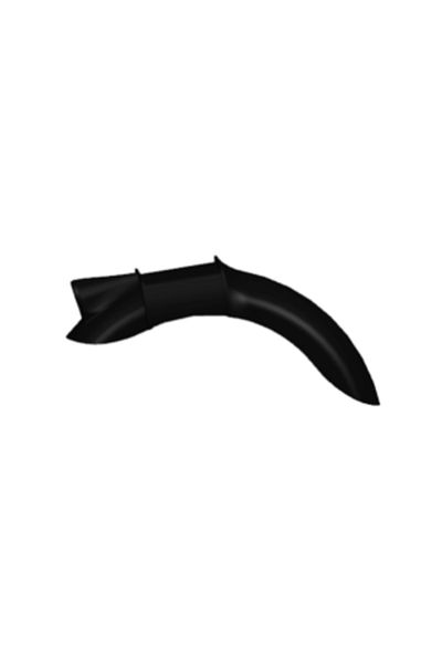 0506zerofivezerosix Front wheel guard (Fender) for ZERO 9 scooter (Black)