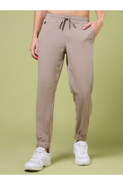 Technosport By Styli Mid Rise Stretch Joggers with Drawstring