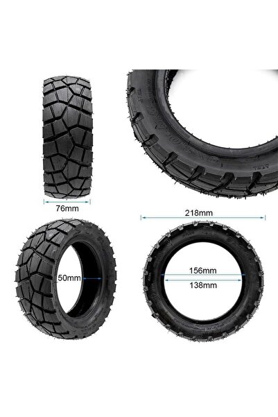 Aoc Aoxin 9x3-5.5" tubeless tire for Kukirin G2 pro electric scooter (Black)