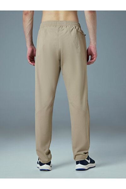 Technosport By Styli Solid Mid Rise Stretch Trackpants