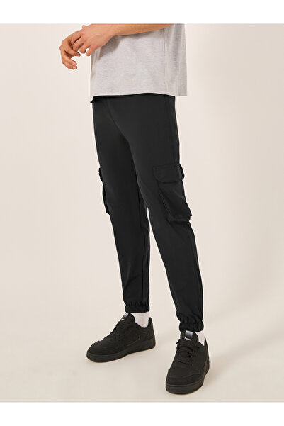 Styli Slim Fit Cargo Joggers with Elasticated Hem