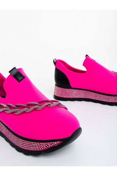 Kalapod Women's pink sports shoes made of ecological leather and textile material Ossetia