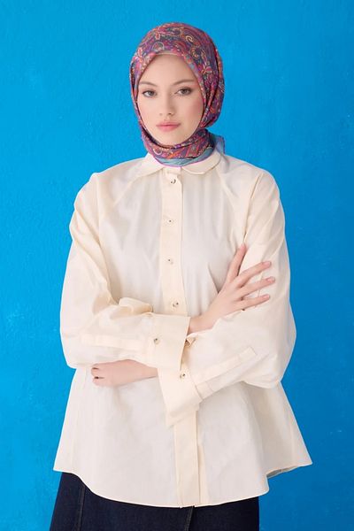 Belli Twill μεταξωτό μαντίλι 4101D Ethnic Pattern Πολύχρωμο 15