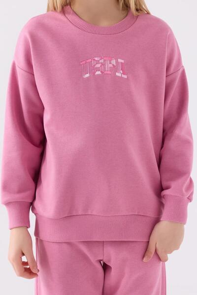 U.S. Polo Assn. U.S. Polo Assn. 3 İplik Dokuma Kız Çocuk Pijama Takım