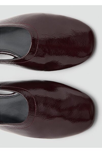 MANGO Woman Apartman topuklu deri ayakkabı