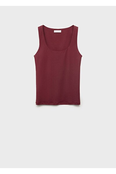 Mango Teen Askılı düz bluz