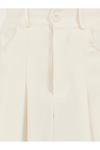 Styli Pleated Mid Rise A-Line Skirt