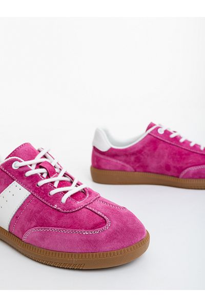 Kalapod Women's pink sports shoes made of genuine leather Orcadia