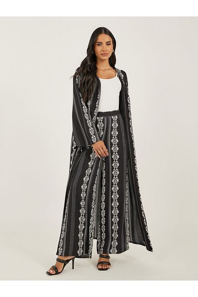 Styli Printed Wide Leg Pants