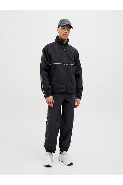 Jack & Jones Mid Rise Relaxed Fit Piped Joggers