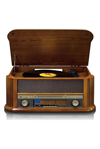 Lenco TCD-2550 Retro USBli Radyolu CD Çalarlı Kasetli Pikap