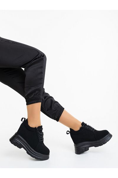 Kalapod Pantofi sport dama negri din material textil Lenoria