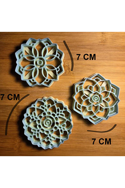 Enbceramic 3 LÜ SERAMİK & POLİMER KİL & KURABİYE KALIBI