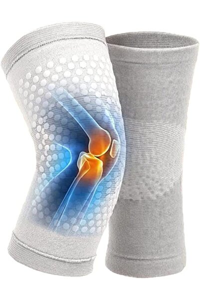 AboutThePerfect Yumuşak ve konforlu kendinden ısıtmalı dizlik, destek, gri, M...