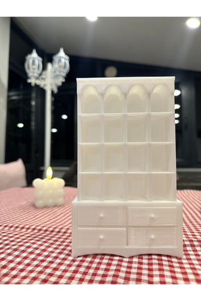 Home sylvanian ,diorama , minyatür vitrin mobilyası , beyaz avangard tasarım