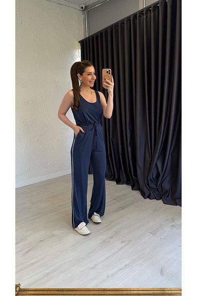elif teke Kayunga Athlete Suit Navy Blue