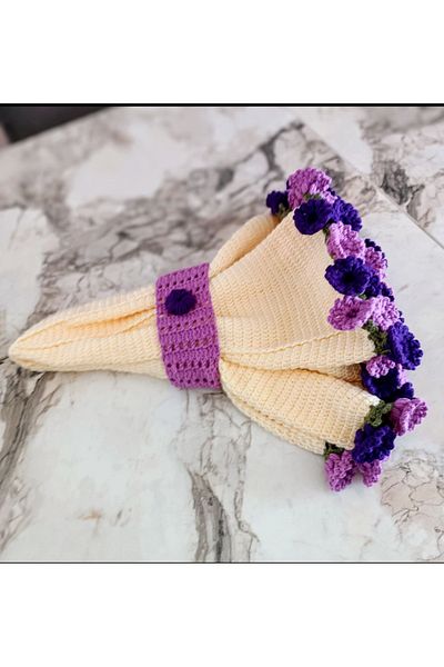 ZAHandmade Colorful Tulip Shawl Bouquet