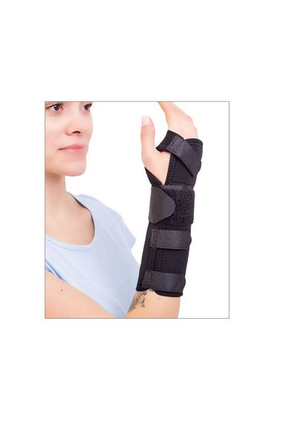 Triamed Wrist brace, fixed hand, Triacarp Manu, SRT211, Black, 1, Straight
