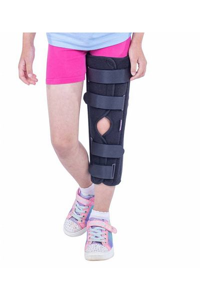 OEM Fixed Knee Brace, For Children, Triamed Triafix Genu Junior, Srt332, Black, 1