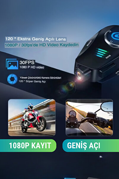 WUNİT Q28 WUNİT Motosiklet Kask Bluetooth Kulaklık 1080p Kamera Interkom Kulaklık Su Geçirmez Intercom