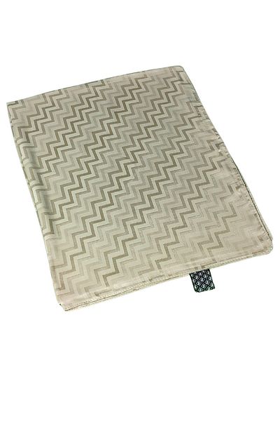 mim eşarp Silky Textured Jacquard Zigzag Patterned Shawl 75X190 cm
