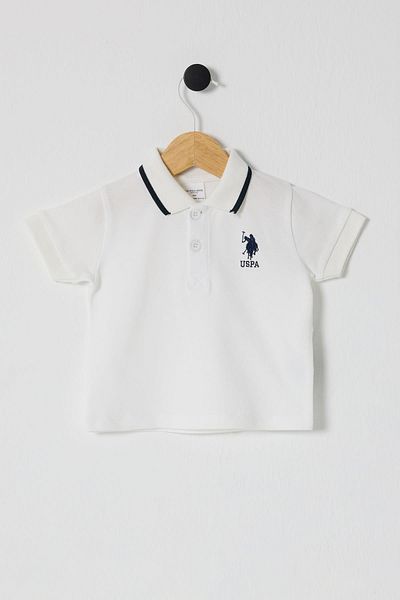 U.S. Polo Assn. U.S Polo Assn Baby Boy Pique T-Shirt, 100% Cotton / 100% Cotton