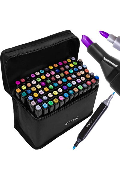 SMARTECH Set 80 Markere, Double Tip, with Case and Organizer