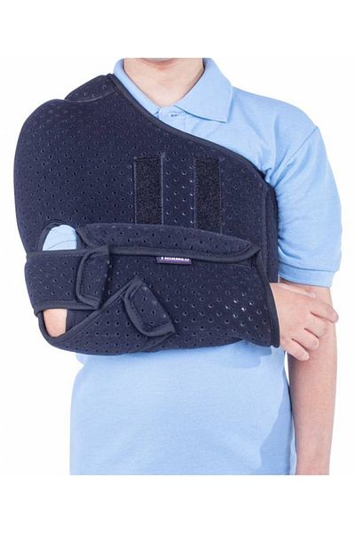 OEM Shoulder, elbow, wrist brace, fixed hand, for children, Triamed Triades Junior, SRT225, Black, 3