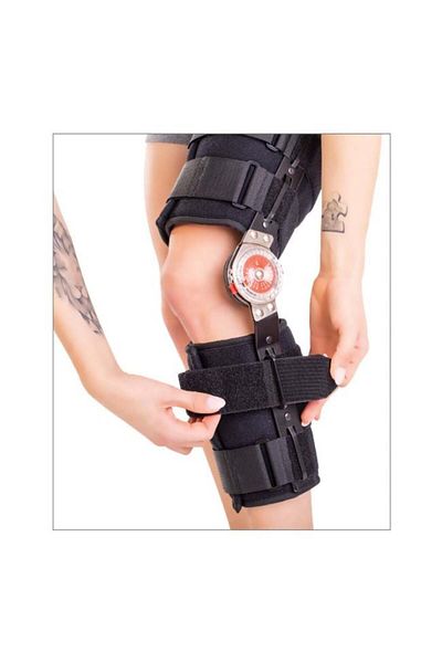 OEM Mobile knee brace with adjustable joints Triasport Genu Reha Cool Rom, SRT326, Universal size, Black