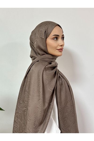 Pull Scarfs Shine Isabella Pattern - Dark Mink