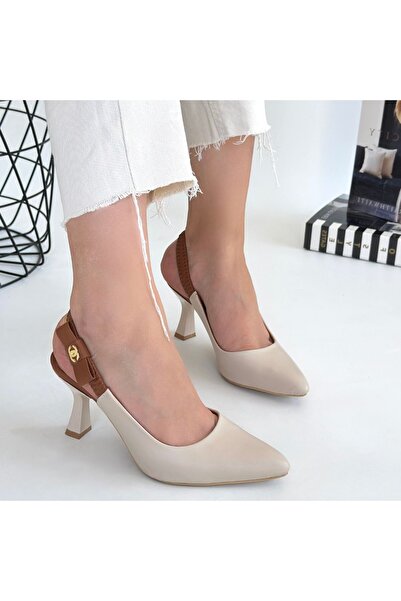 buğrahayalin Toran Beige Skin Heeled Shoes